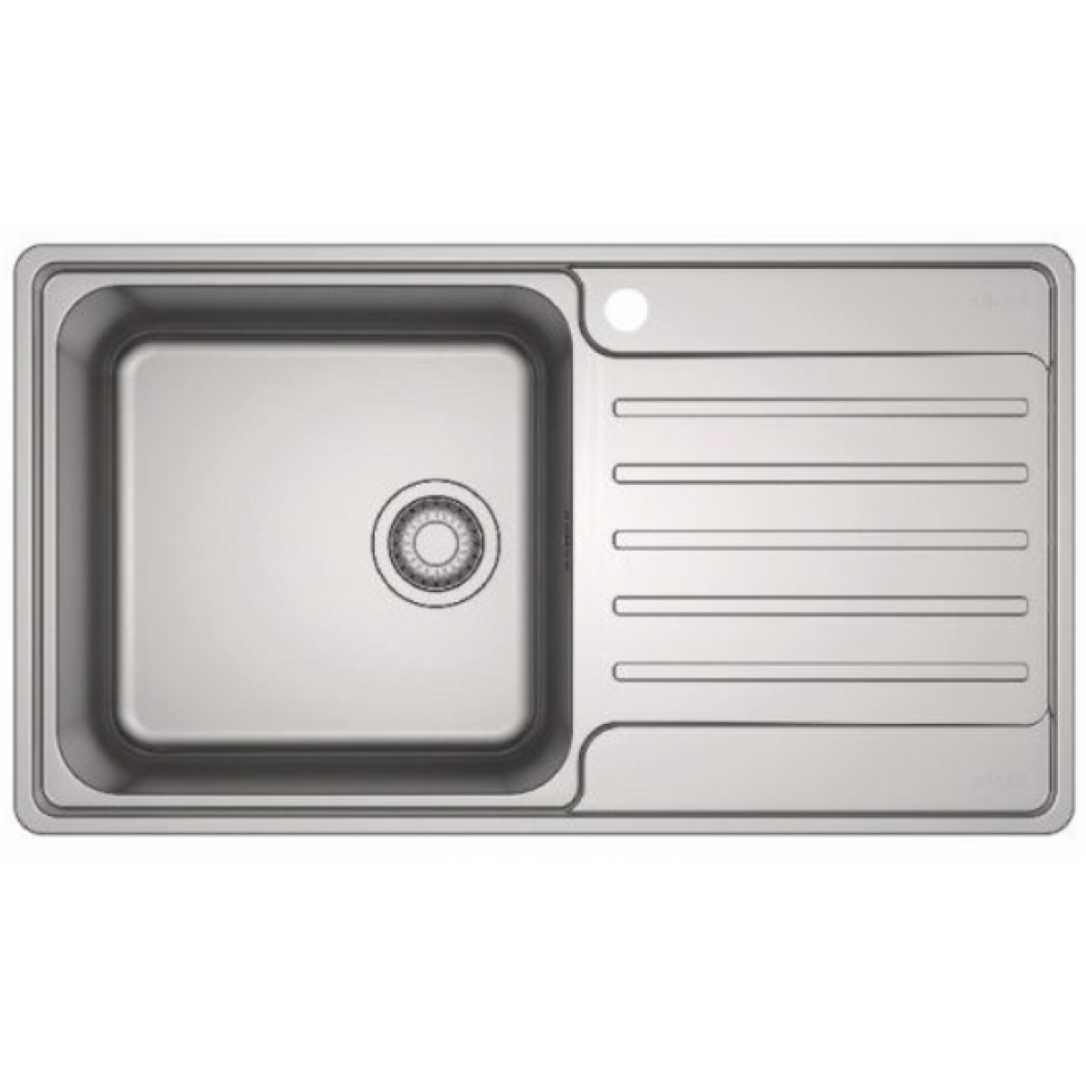 Franke BCX611-86 RHD 不銹鋼圓角右翼枱上昇盆 (砂色)